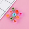 200pcs Mini Hair Claw Clips, BetterJonny Candy Color Round Hair Clips Plastic Hair Clamps with Box for Children Girls Women
