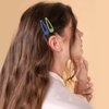 Cptots Small Hair Barrettes For Women No Slips Metal Snap Hair Clips For Thin Hair And Fine Hair,Rainbow Colors,20 PCS,1.97 x 0.5 Inches