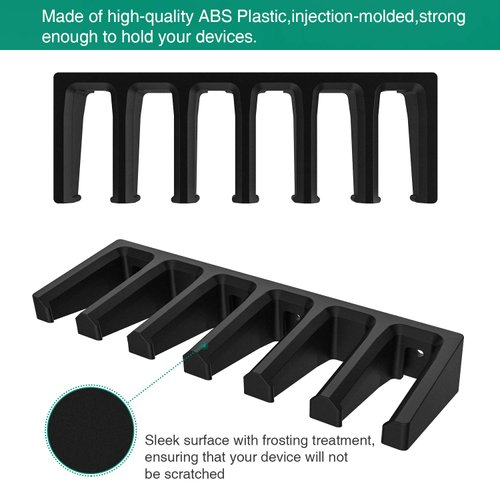 Rumsheme Durable 6X PMAG Display Wall Mount, ABS Mag Holder, Home Magazine Storage Solution