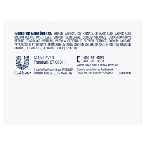 Dove Beauty Bar Gentle Skin Cleanser Indulging Sweet Cream 2 Bars Moisturizing for Gentle Soft Skin Care More Moisturizing Than Bar Soap 3.75 oz