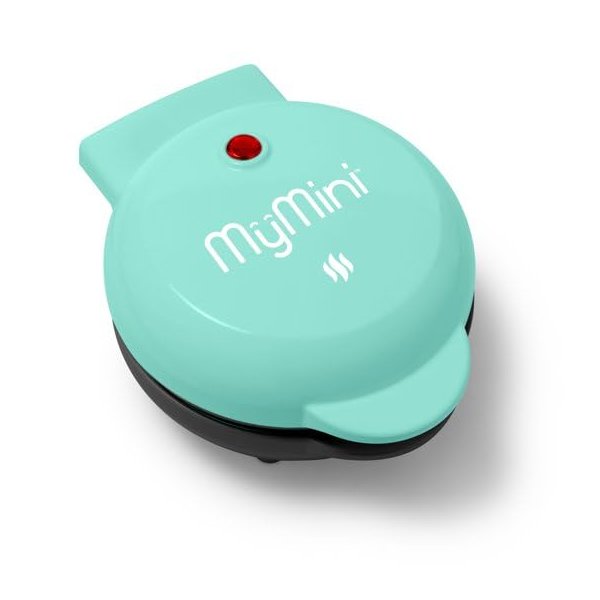 MyMini Waffle Maker, Teal, On The Go Meals, Easy to Use, Compact