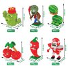 Plants vs. Z^ Building Blocks 2090 PCS Contain Flag Zombie/Football Zombie/Melon-pult/Jalapeno/Cherry Bomb/Cactus Assembly Model Educational Toys Building Set for Girls Boys Brithday