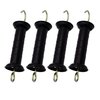 JBT 4 Pcs Plastic Electric Fence Gate Handle with Insulators with Spring