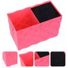 Uonlytech Barber scissors Holder Professional Hair Shears Holder Combs Organizer Hairdresser Scissor Storage Box for Hairdresser Pink