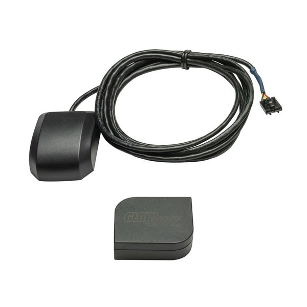 GlowShift GPS Speedometer Sensor Adapter Kit for Speedometer Gauges - Antenna Installs to Roof or on Trunk