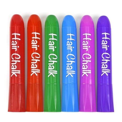 THE PENCIL GRIP Kwik Hair Color Stix 6/Pkg, Pack of 6, Multiple