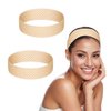 2Pcs Non Slip Silicone Wig Headband Fix Seamless Wig Grip Band Sweatproof Head Hair Band Elastic Wig Hair Band Adjustable Wig Band Strong Hold Hair Wig Band Men Women