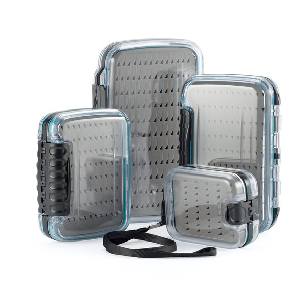 Dr.Fish Fly Fishing Box Flies Case Jig Box Waterproof Lightweight ABS Plastic Streamer Fly Box Double Sided Deep Slot Transparent Lid Clear Fly Holder Case for Saltwater Freshwater
