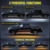 Nilight Truck LED Running Board Lights 2PCS 48nch LED Side Maker Light with White Courtesy Light & Sequential Amber Turn Signal Light LED Lighting Strips Running Lights Kit for Trucks Pickup SUV
