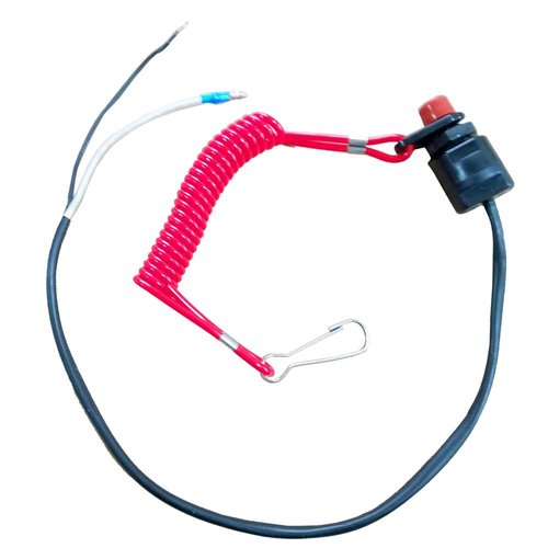 ZOOKOTO Universal Boat Outboard Engine Motor Lanyard Kill Urgent Stop Switch & Safety Tether Lanyard for Yamaha/Tohatsu/Honda Outboard Motors ATV Boat Bike