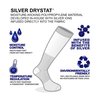 Vitalsox Silver Drystat Graduated Compression Socks (2 Pack), Dark Grey/Dark Grey, Medium