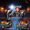 HOGOKIDS Motorcycle Building Block Set - 436 PCS Collectible Motorcycle Display Model, STEM Tech Motorbike Toy Collection Brick Kit for Adults Kids Boys Ages 6 7 8 9 10 11 12+ Years Old