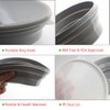 ME.FAN Silicone Collapsible Bowls - Silicone Folding Travel Bowl with Lids - Expandable Food Storage Containers Set - Portable, [27oz]