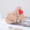 Personalized Family Name Puzzle with 2-8 Names Custom Wooden Elephant Puzzle with Names Customized Wooden Puzzle Gifts for Christmas (Elephant)