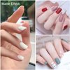 Vishine Matte Gel Top Coat, 16ml Gel No Wipe Matte Top Coat Soak Off Nail Lamp Gel Nail Polish Matte Finish Long-lasting for Nail Art DIY Home Nail Salon