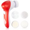 Pursonic Advanced Facial Cleansing Brush, Red, 0.45 Pound