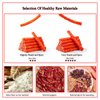 Chinese Spicy Strips,Stick Shaped Latiao Spicy Strip,Handmade Spicy Strips,Hunan Spicy Strips,Ready to Eat Latiao for Offices Playrooms,7 Small Sachets Per Bag（2 Bags）