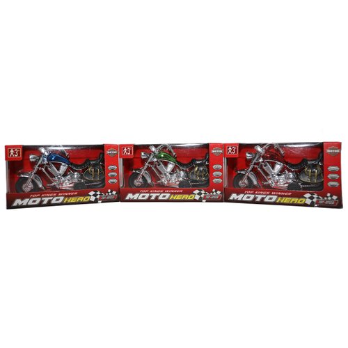 Pull-Back Motorcycle Toys for Boys & Girls | Fast and Fun Motorbike Toy Party Favors (3 Pack)