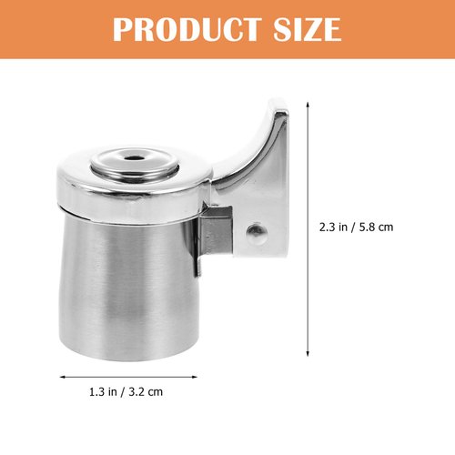 HOLIDYOYO Stainless Steel Whistling Spout Replacement for Tea Kettles Loud Whistle Nozzle for Easy Boiling and Lightweight Kettle Accessory for Home Use