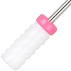 Pana Professional USA Ceramic White Small Barrel Bit Nail Drill (Grit: TRIPLE 3X COARSE) 3/32" Shank Size