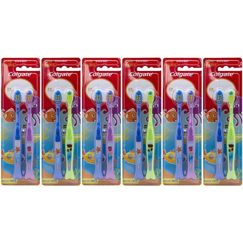 Colgate Ocean Explorer Extra Soft Kids Toothbrush, 2 Count (Pack of 6) Total 12 Toothbrushes