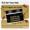 Herstyler Argan Oil Hair Mask - Hair Mask For Dry Damaged Hair and Growth - Deep Conditioning Argan Oil Har Mask - Curly Hair Mask for Limp Dull Hair - Anti-Frizz Hair Mask