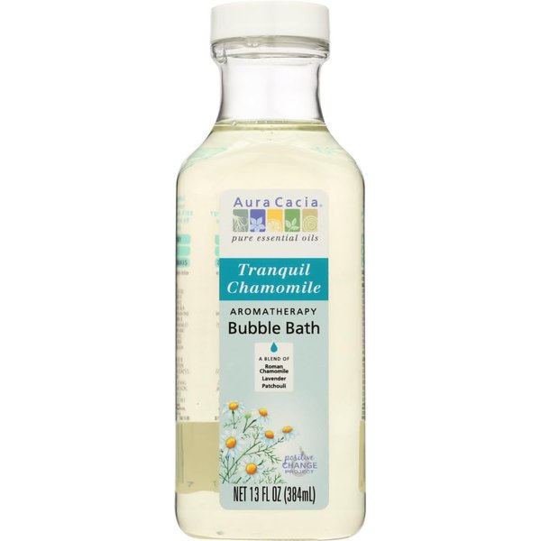 Aura Cacia Aromatherapy Bubble Bath, Tranquil Chamomile 13 oz (Pack of 5)