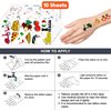 118 PCS Italian Italy Rome Temporary Tattoos Themed Birthday Party Decorations Supplies Favors Décor Cute Flag Inspiring Tattoo Stickers Gifts For Game Boys Girls Classroom School Prizes Reward