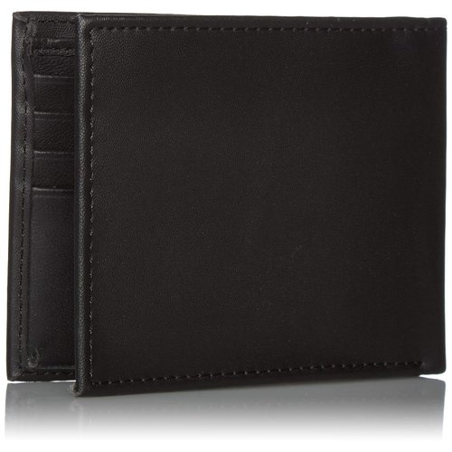 Team Sports America NFL Seattle Seahawks Black Wallet | Bi-Fold | Officially Licensed Stamped Logo | Made of Leather | Money and Card Organizer | Gift Box Included