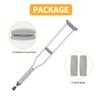 Replacement Crutch Pads, ANCKNE Padding for Walking Arm Crutches and Hand Grips, Fits Standard Aluminum Crutches 4 Pieces-Set