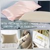 ZIMASILK 100% Pure Mulberry Silk Pillowcase for Hair and Skin Health,Soft and Smooth,Both Sides Premium Grade 6A Silk,600 Thread Count,with Hidden Zipper,1pc (Queen 20''x30'',Taupe)