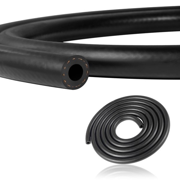3/8" ID Fuel Line,10Ft Fuel Hose NBR Rubber SAE J30R7 300PSI, Supplied By WIVIE (3/8 Inch)