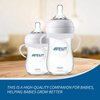 2 Pack Compatible Baby Bottle Handles for Philips Avent Natural Baby Bottles,Baby Bottle Holder - White
