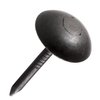 Piutouyar 200 Pcs Black Upholstery Tacks Antique Metal Thumb Tacks Round Head Upholstery Pins for Upholstered Furniture Cork Board DIY Projects or Home Decor 7 x 13mm