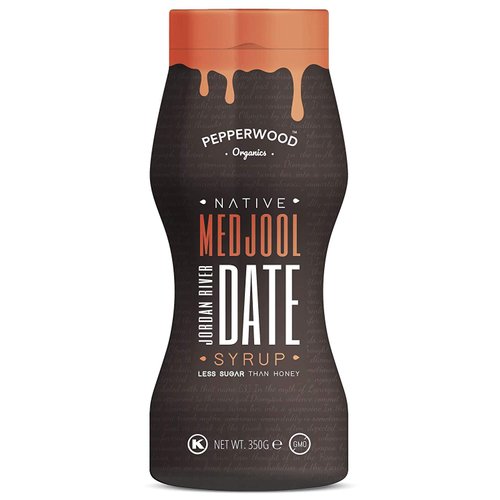 Medjool Date Syrup 12.3 Ounce - 100% Pure Jordan River Medjool Dates - Non-GMO, Vegan, Kosher.