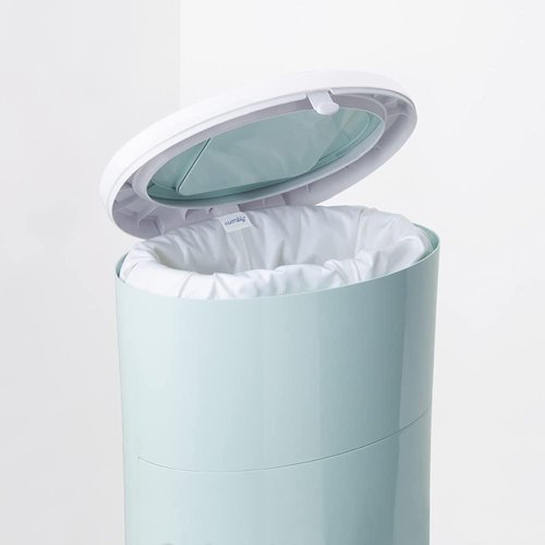 Esembly Pail Pouch, Hangable and Washable Waterproof Diaper Pail Liner and Reusable Laundry Bag, One Size, Sea Salt