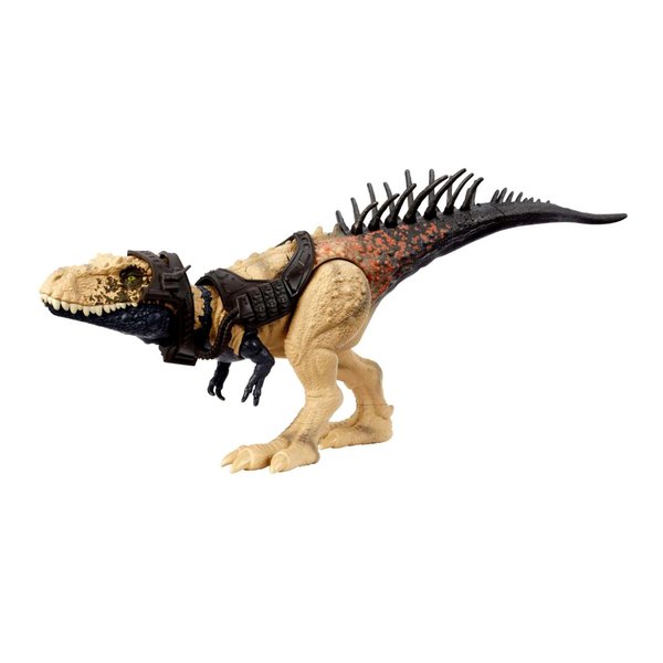 Mattel Jurassic World Gigantic Trackers Dinosaur Toy, Bistahieversor Action Figure with Movement & Tracking Accessory, 14-in Long