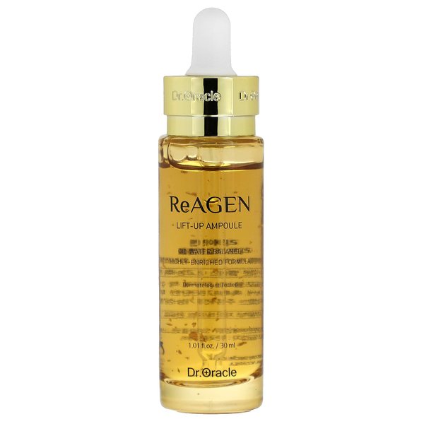 Lift-up Ampoule - Anti-aging daily Serum/Ampoule for Intensive elasticity, Smoothes fine lines and wrinkles for Dry, Sensitive, Mature Skin, 1.01 fl. oz/30ml, Dermatologist Tested by Dr.Oracle
