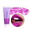 MAEPEOR Face Body Glitter Gel 14 Colors Mermaid Sequins Body Glitter Gel Chunky Holographic Glitter Liquid Body Makeup for Face Body Hair Nails (50ml, F04 Hot Pink)