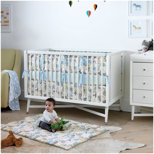DwellStudio Caravan Crib Skirt - Caravan