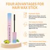 7Pcs Hair Wax Stick Set for Non-Greasy Hair Styling Products for Women Include Hair Wax Stick, Hair Finishing Stick, Hair Styling Combs, Wig Edge Elastic Bands