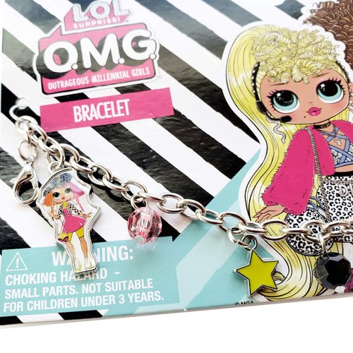 UPD Girls Beaded Charm Bracelet (LOL OMG)