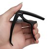 UGY® Capo Guitar Capo for Acoustic and Electric Guitars, Guitar Capo or Ukulele Capos - Black with 5 Picks