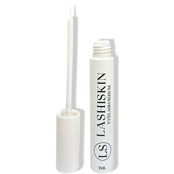 LASHISKIN Premium Eyelash Serum - Natural Lash Serum I Enhancer for Eye Lash Growth Treatment | Faster, Longer & Fuller Lashes in 2-4 Weeks I Quick Dry, Extended Wear, Waterproof Lash Therapy - (3mL)
