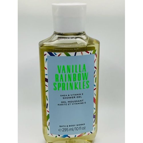 Vanilla Raibow Sprinkles Shower Gel 10 Ounce Body Wash