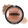 Palladio Baked Bronzer, Highly Pigmented and Easy to Blend, Shimmery Bronzed Glow, Use Dry or Wet, Lasts all day long, Provides Rich Tanning Color Finish, Powder Compact, Atlantic Tan