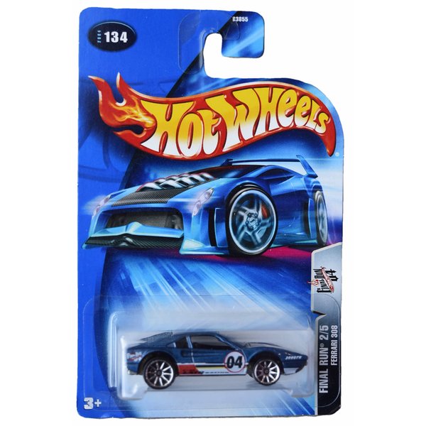 Hot Wheels Ferrari 308, Final Run 2/5 [Blue] #134 - Ferrari