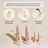 Rena Chris Facial Cupping Set & Gua Sha Facial Tool |Silicone Cupping Set & Rose Quartz Gua Sha Stone |Face Cupping Therapy Set for Natural Anti-Aging, Cellulite, Puffiness, Lip Plumping, Skin Care