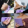 TACOMEGE Phone Grip Holder, Mushrooms Phone Ring Stand Compatible with Smartphone, Tablet, E-Reader, Etc Purple (Purple)