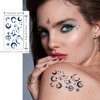 Metuu 30 Sheets Semi-Permanent Tattoos Waterproof Last 1-2 Weeks，Positive Words Flower Crown Butterfly Tiny Fake Temporary Tattoo Stickers For Women Men Girls